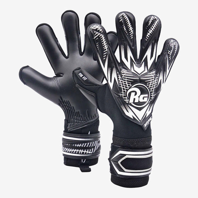 RG Goalkeeper gloves RG Goalkeeper Gloves Samurai Blackout CHR gants de gardien de but de soccer
