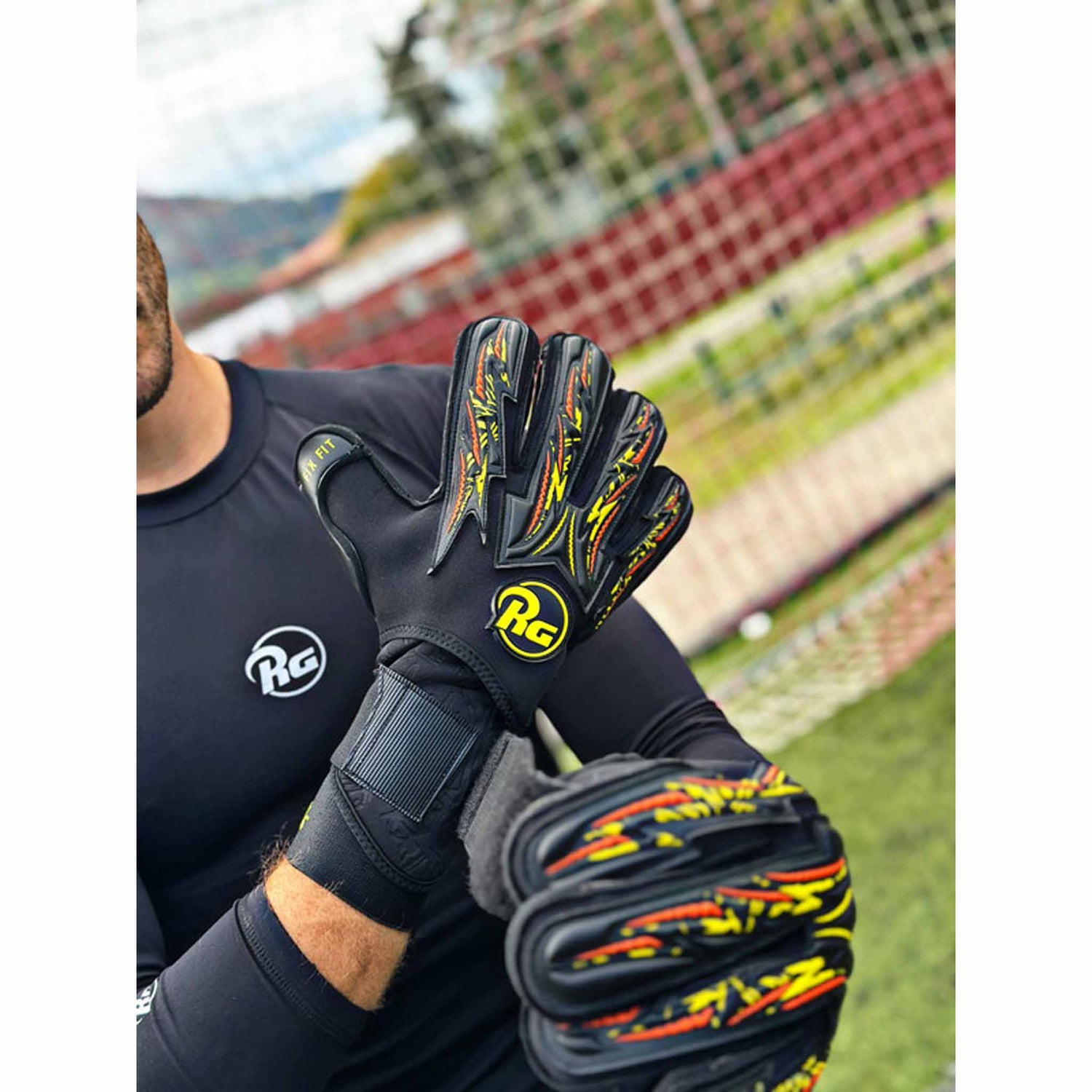 RG Goalkeeper gloves RG Goalkeeper Gloves Tuanis CHR Édition Limitée Gants de gardien de but de soccer