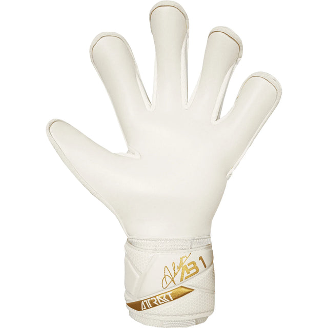 Reusch Attrakt AB1 Duo soccer goalkeeper gloves - White / Gold