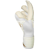 Reusch Attrakt AB1 Duo soccer goalkeeper gloves - White / Gold