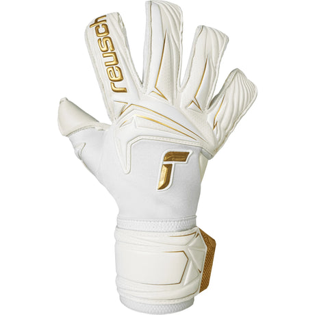 Reusch Attrakt AB1 Duo gants de gardien de soccer - White / Gold