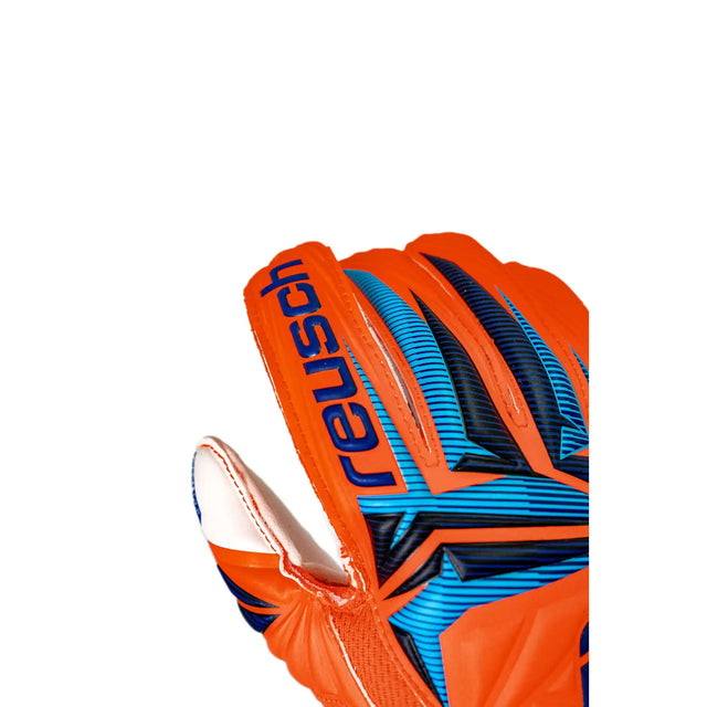 Reusch Attrakt Advance gants de gardien junior - Shocking Orange / Blue