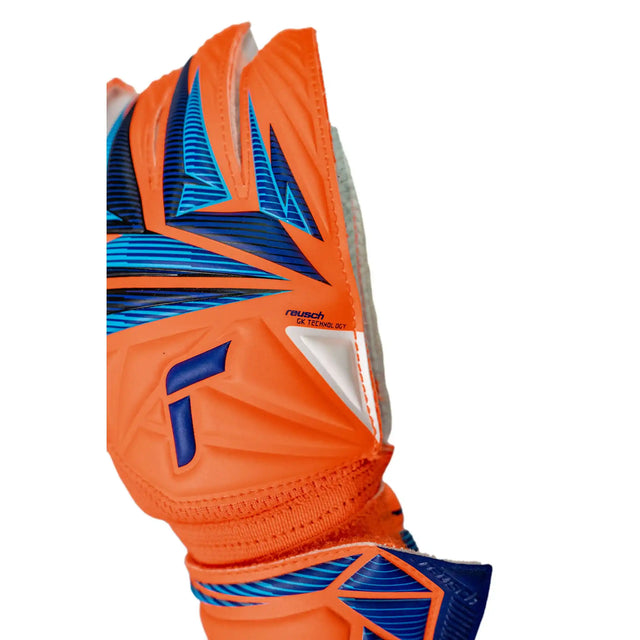 Reusch Attrakt Advance gants de gardien junior - Shocking Orange / Blue