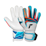 Reusch Attrakt Advance gants de gardien de but de soccer - White / Light Blue