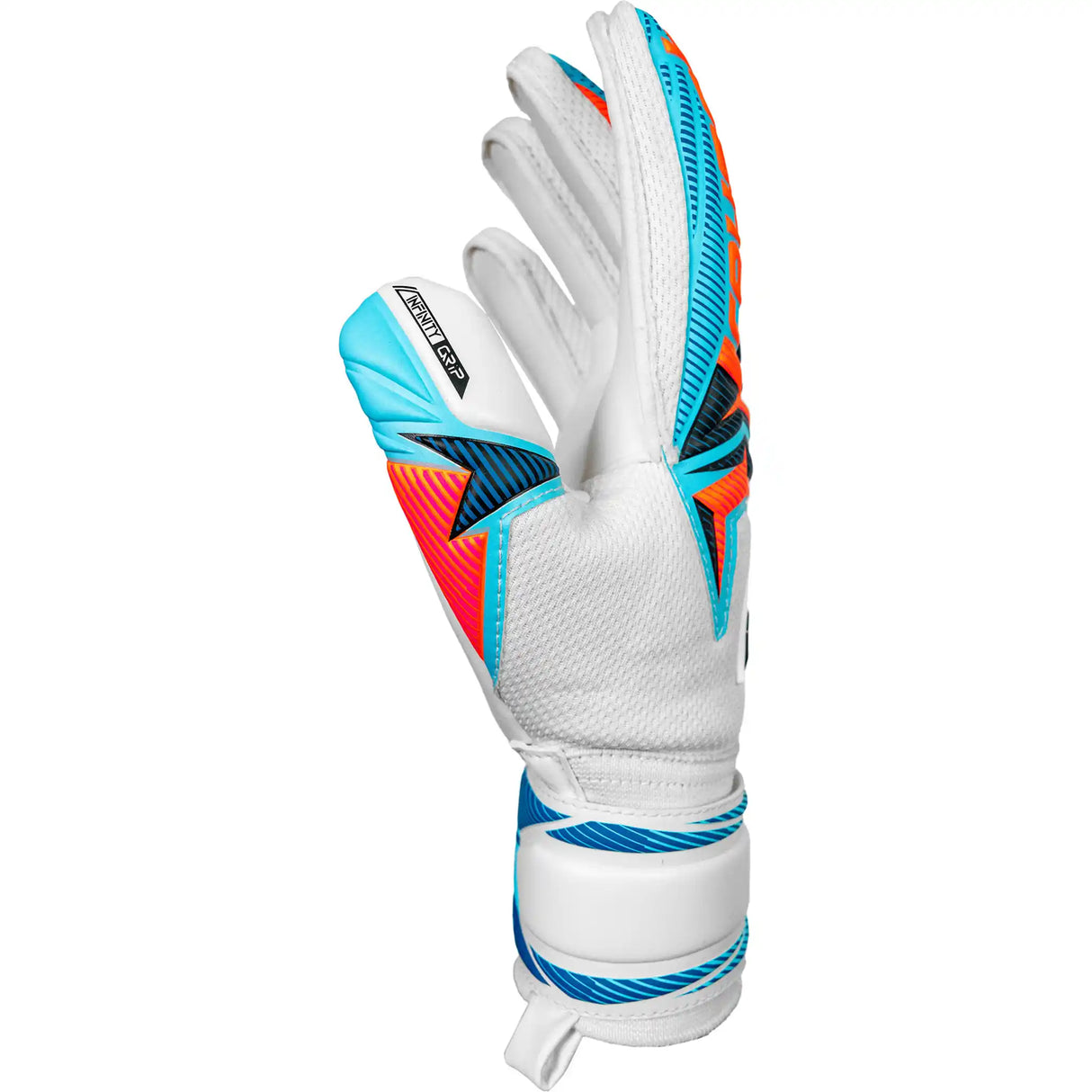 Reusch Attrakt Advance gants de gardien de but de soccer - White / Light Blue