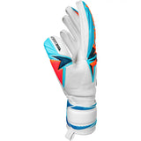 Reusch Attrakt Advance gants de gardien de but de soccer - White / Light Blue