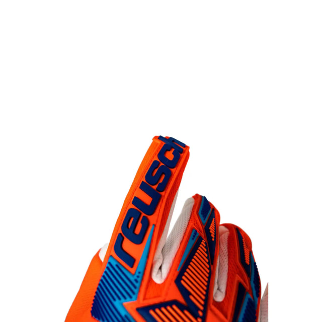 Reusch Attrakt Freegel Advance gants de gardien de soccer - Shocking Orange / Blue