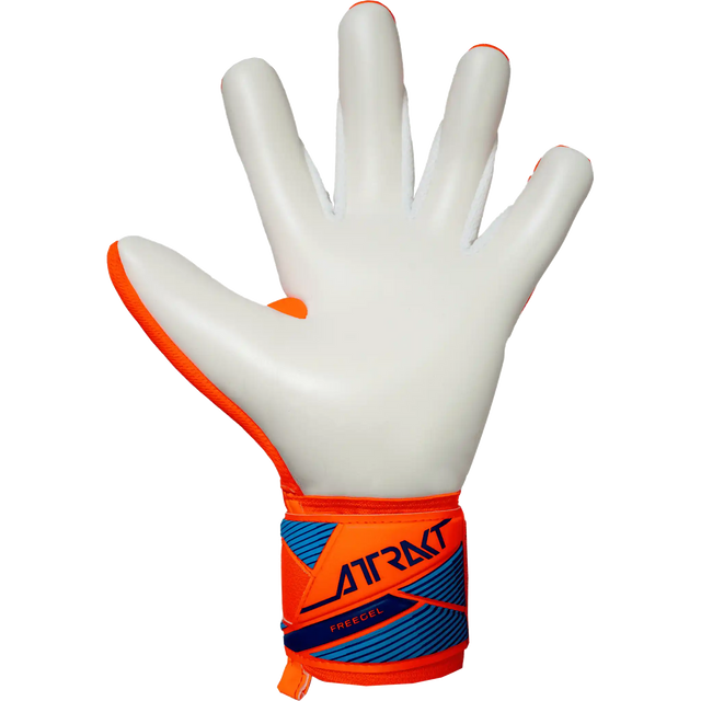 Reusch Attrakt Freegel Advance gants de gardien de soccer - Shocking Orange / Blue