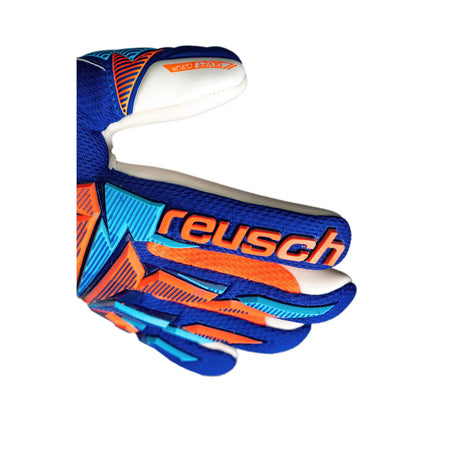 Reusch Attrakt Freegel Advance gants de gardien junior - Sharp Blue / Shocking Orange