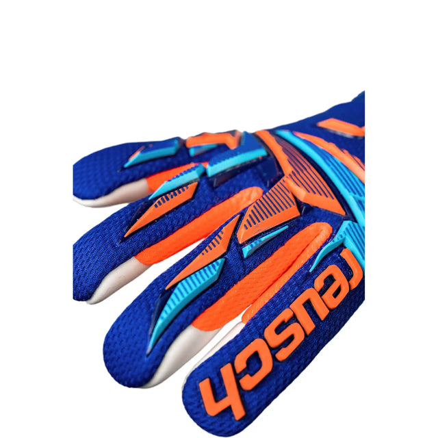 Reusch Attrakt Freegel Advance gants de gardien junior - Sharp Blue / Shocking Orange