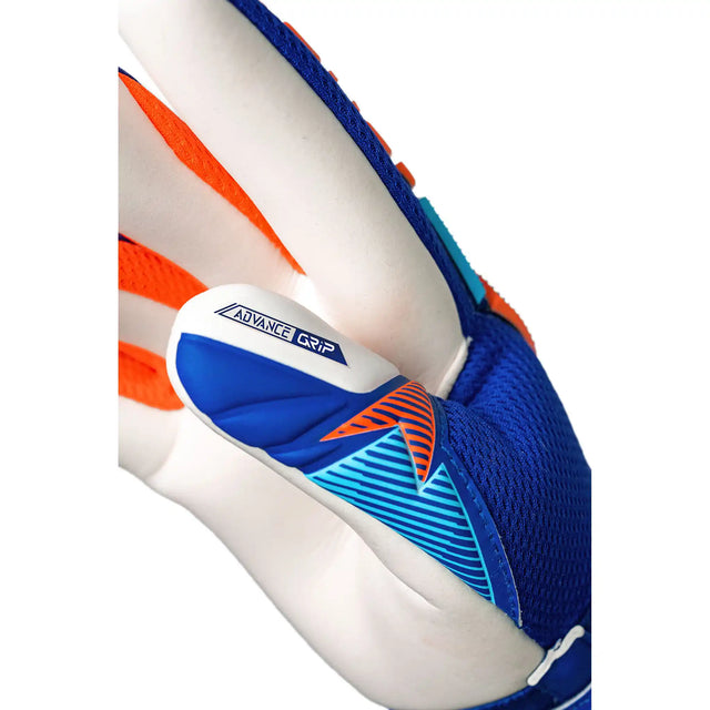 Reusch Attrakt Freegel Advance gants de gardien junior - Sharp Blue / Shocking Orange