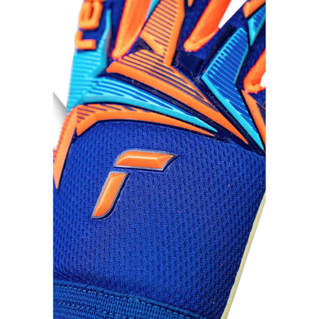 Reusch Attrakt Freegel Advance gants de gardien junior - Sharp Blue / Shocking Orange