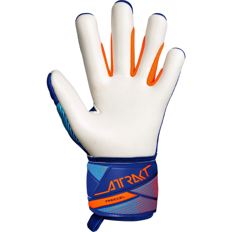 Reusch Attrakt Freegel Advance gants de gardien junior - Sharp Blue / Shocking Orange