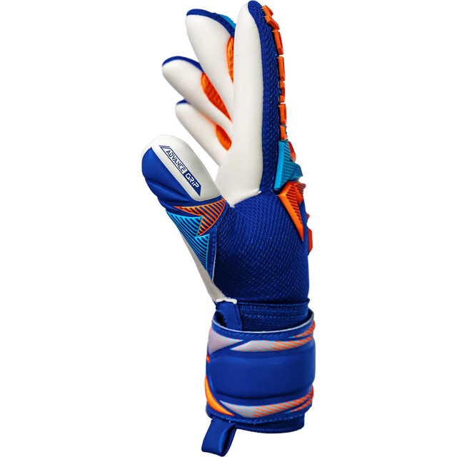Reusch Attrakt Freegel Advance gants de gardien junior - Sharp Blue / Shocking Orange