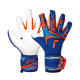 Reusch Attrakt Freegel Advance gants de gardien de soccer - Sharp Blue / Shocking Orange