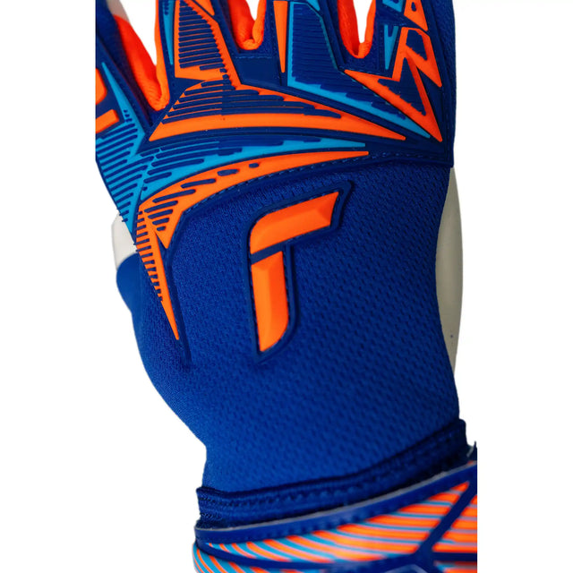 Reusch Attrakt Freegel Advance gants de gardien de soccer - Sharp Blue / Shocking Orange