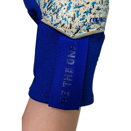 Reusch Attrakt Freegel Fusion Goaliator gants de gardien de soccer - Sharp Blue / Shocking Orange