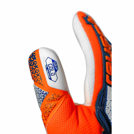 Reusch Attrakt Freegel Gold NC Energize Goalkeeper Gloves - Shokcing Orange / Energy Blue