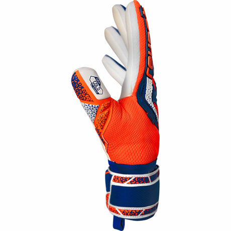 Reusch Attrakt Freegel Gold NC Energize Goalkeeper Gloves - Shokcing Orange / Energy Blue