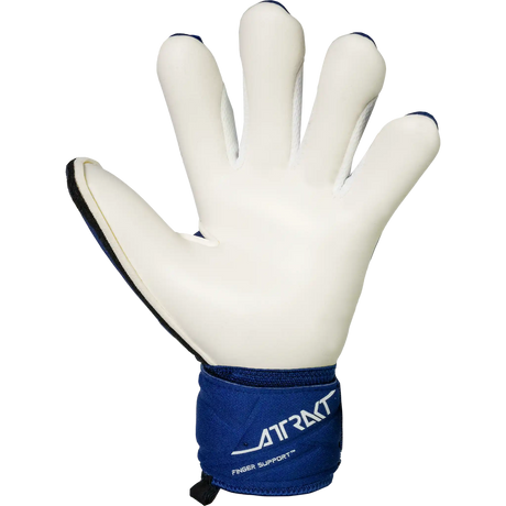 Reusch Attrakt Freegel Gold X Finger Support gants de gardien junior- Premium Blue / White