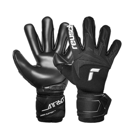 Reusch Attrakt Freegel Infinity Finger Support gants de gardien de but - Noir