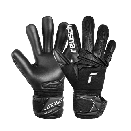Reusch Attrakt Freegel Infinity Finger Support gants de gardien junior - Noir