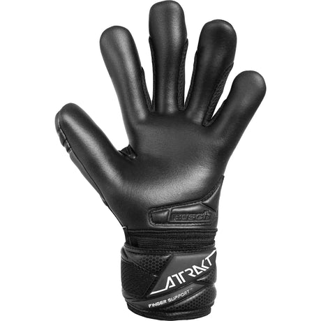 Reusch Attrakt Freegel Infinity Finger Support gants de gardien junior - Noir