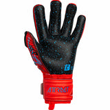 Reusch Attrakt Fusion Finger Support Guardian junior gants de gardien de soccer - Rouge / Bleu / Noir