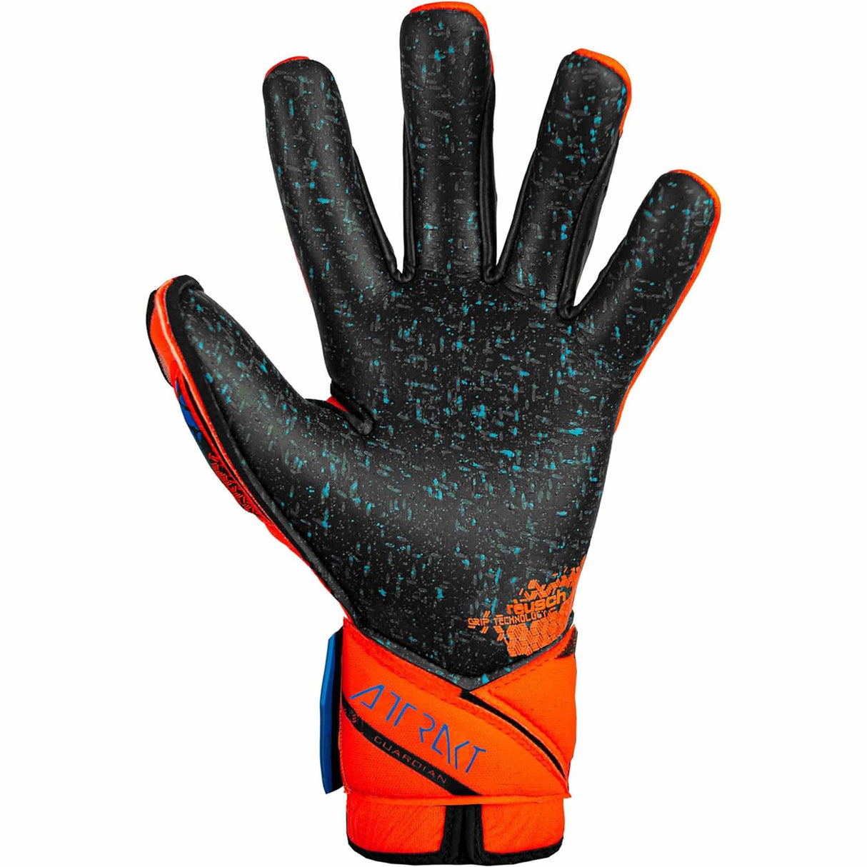 Reusch Attrakt Fusion Guardian gants de gardien de soccer - Hyper Orange / Electric Blue / Black