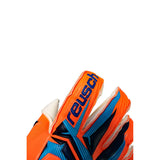 Reusch Attrakt Gold X Evolution gants de gardien de soccer - Orange / Bleu
