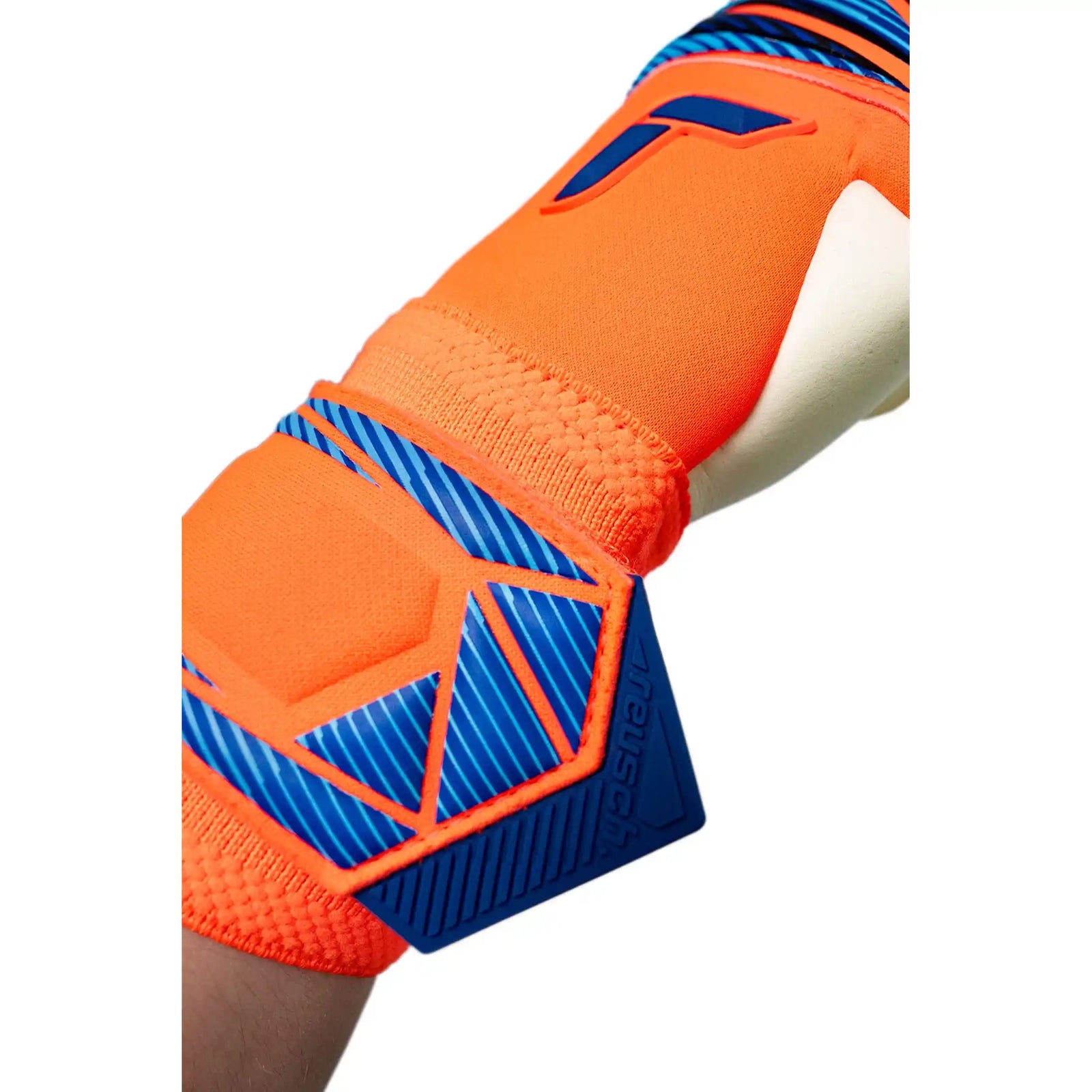 Reusch Attrakt Gold X Evolution gants de gardien de soccer - Orange / Bleu
