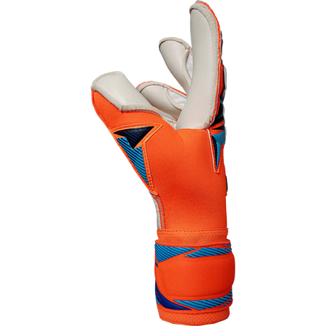 Reusch Attrakt Gold X Evolution gants de gardien de soccer - Orange / Bleu