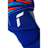 Reusch Attrakt Gold X NC Gravity gants de gardien de soccer - Sharp Blue / White / Shocking Orange