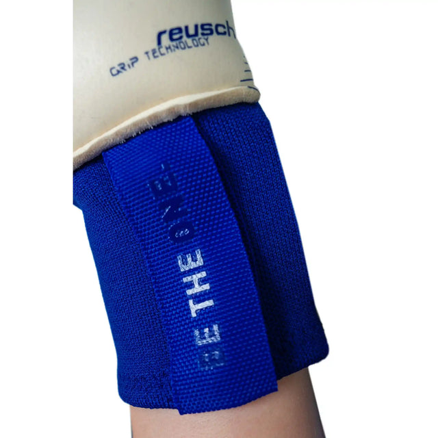 Reusch Attrakt Gold X NC Gravity gants de gardien de soccer - Sharp Blue / White / Shocking Orange