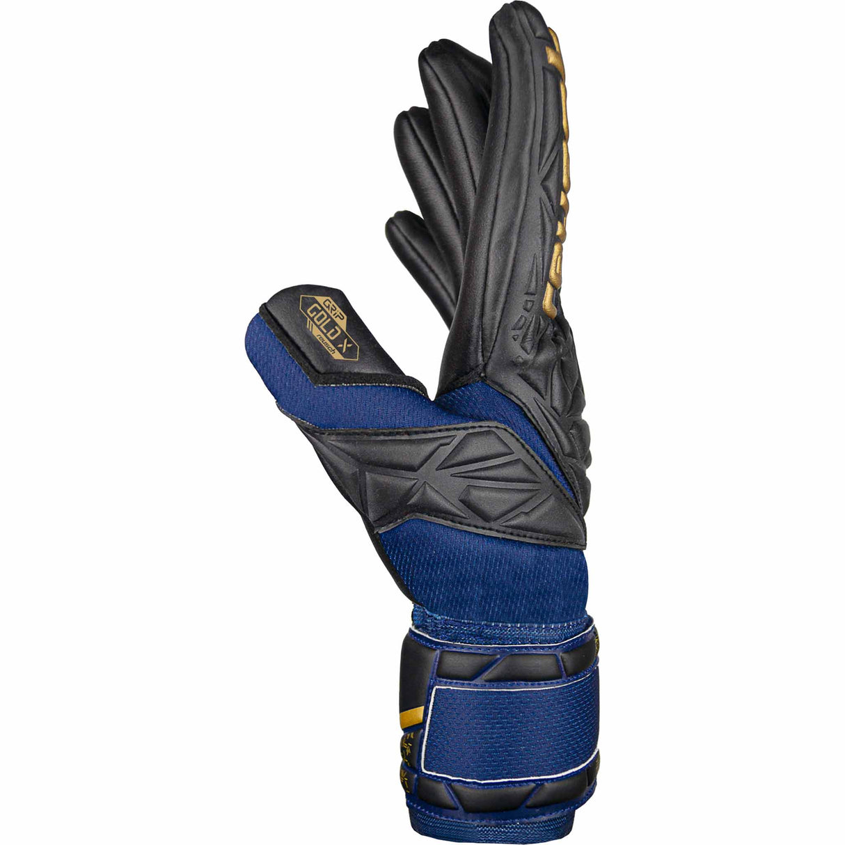 Reusch Attrakt Gold X NC gants de gardien de soccer - Bleu / Noir