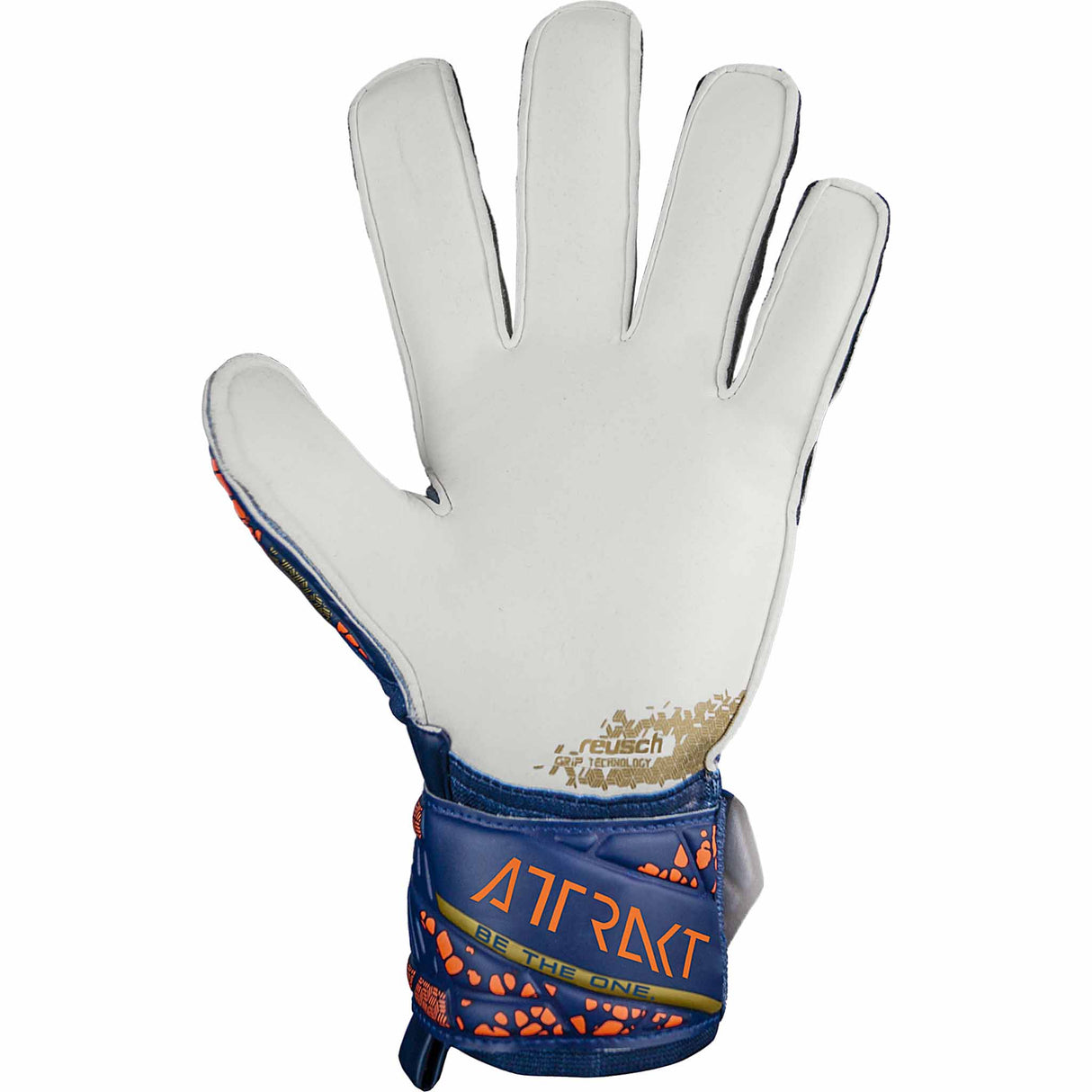 Reusch Attrakt Grip gants de gardien de but - Bleu / Or