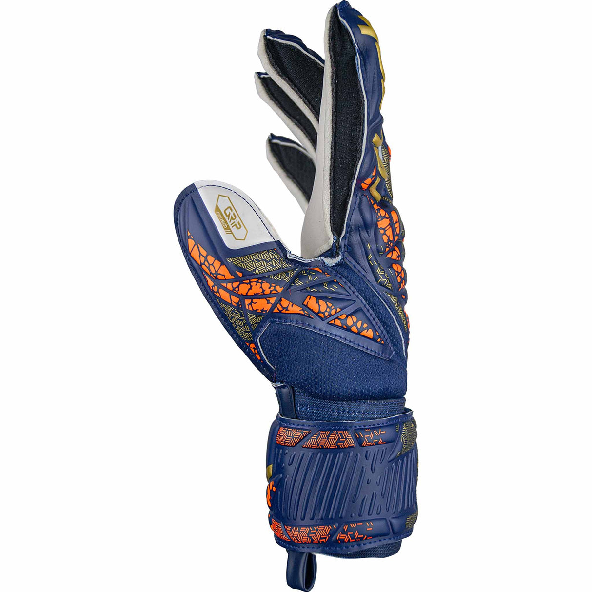 Reusch Attrakt Grip gants de gardien de but - Bleu / Or