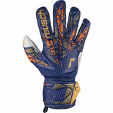 Reusch Attrakt Grip gants de gardien de but - Bleu / Or