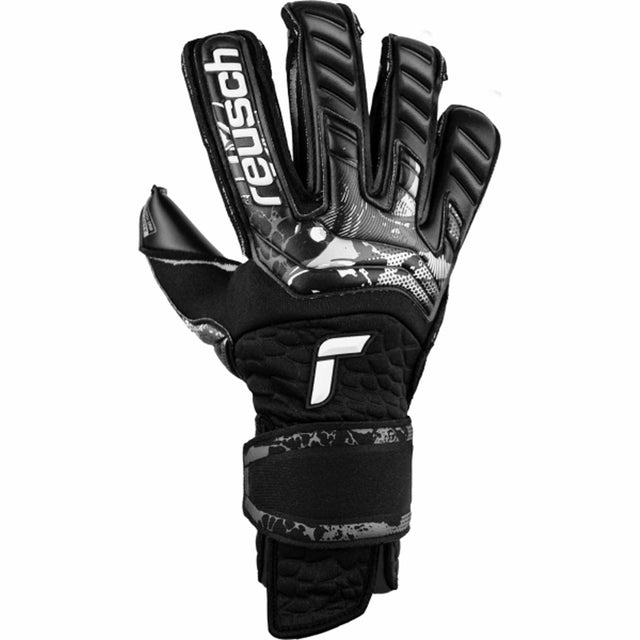 Reusch Attrakt Infinity Resistor Adaptiveflex gants de gardien de soccer - Noir / Blanc