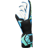 Reusch Attrakt RE:GRIP Evolution gants de gardien de soccer - Black / Ocean Light