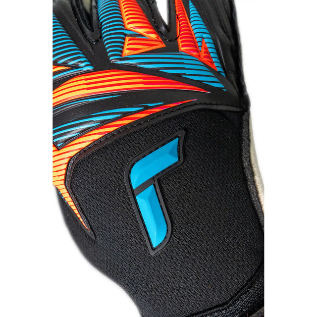 Reusch Attrakt Advance Evolution Glueprint gants de gardien - Black / Aqua Blue / Shocking Orange