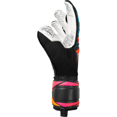 Reusch Attrakt Advance Evolution Glueprint gants de gardien - Black / Aqua Blue / Shocking Orange
