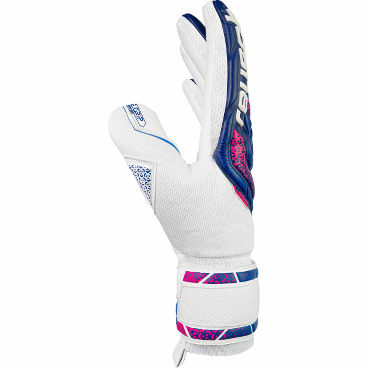 Reusch Attrakt RE:Grip NC Finger Suport Junior - Blue / Pink / White
