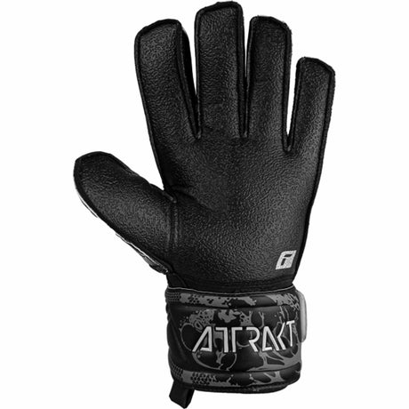 Reusch Attrakt Resist junior gants de gardien de soccer - Noir / Blanc