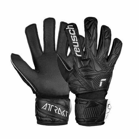 Reusch Attrakt Resist Junior Goalkeeper Gloves - Black