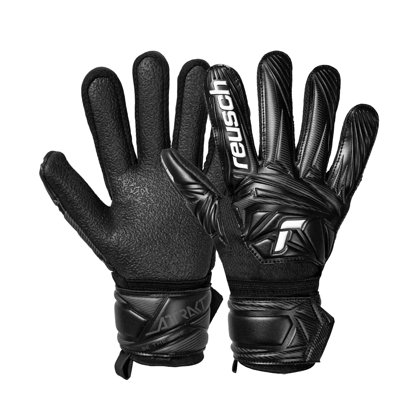 Reusch Attrakt Resist gants de gardien de soccer junior - Noir