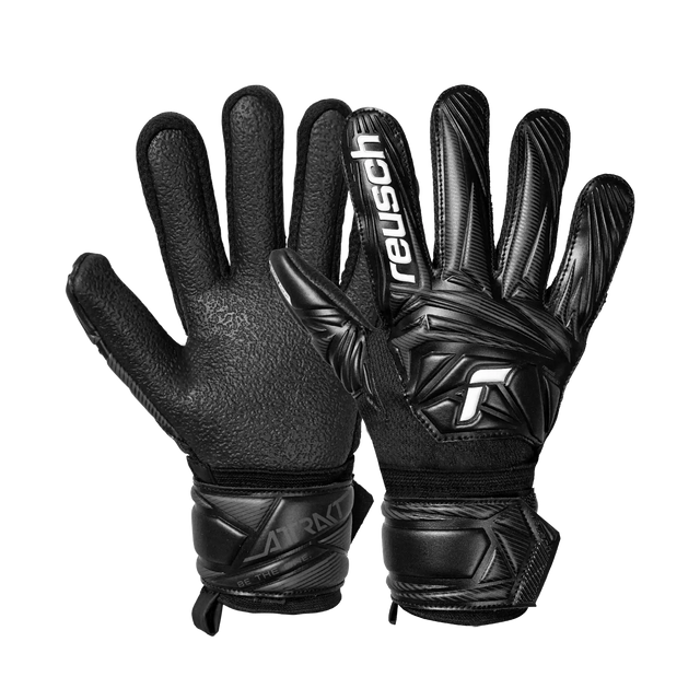 Reusch Attrakt Resist gants de gardien de soccer junior - Noir