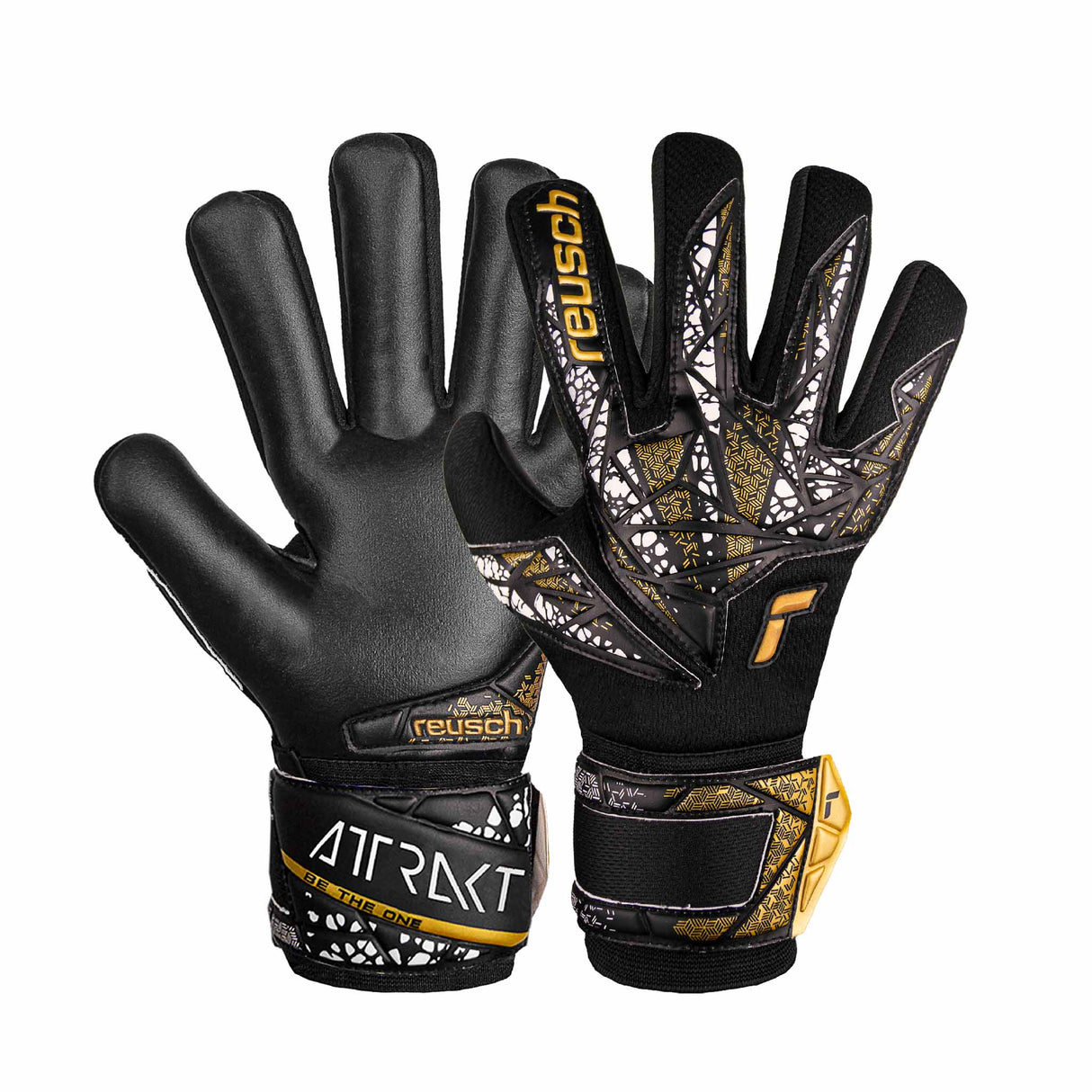 Reusch Attrakt Silver NC Finger Support junior gants de gardien de soccer