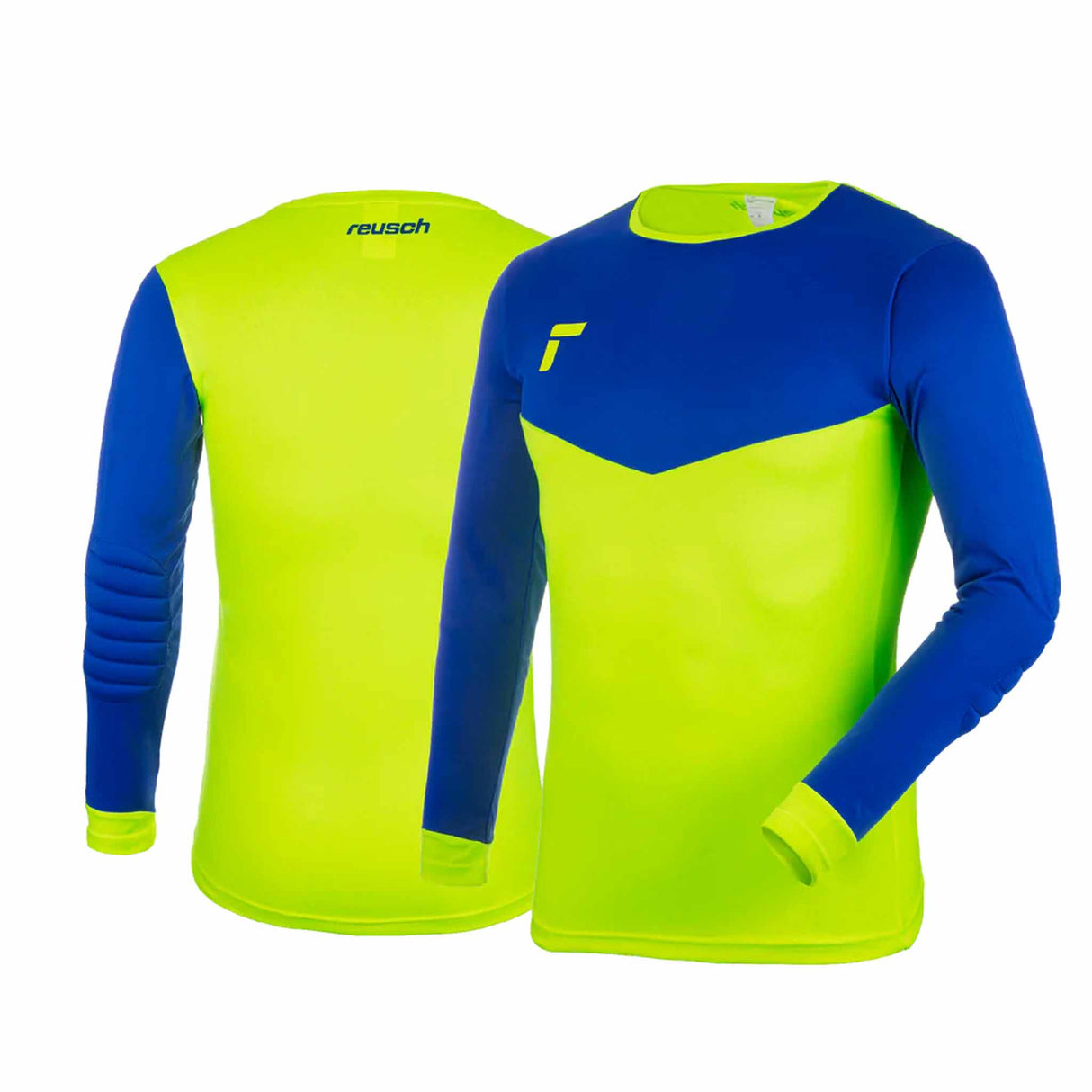 Reusch Match II Padded Jersey chandail de gardien de but de soccer - Yellow / Blue