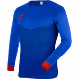 Reusch Match II Padded Jersey chandail de gardien de but de soccer - Bleu / Rouge